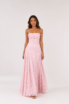 Robe Longue Rosalie – Élégance Florale & Féminité Absolue ✨🌸