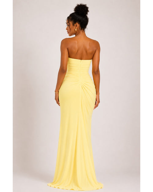 Robe Élégance Citron – Chic, Féminine & Inoubliable ✨